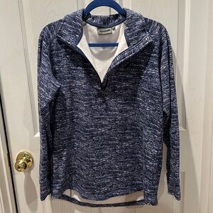 Renegade Park City Utah Long Sleeve Pullover Sweater Large blue